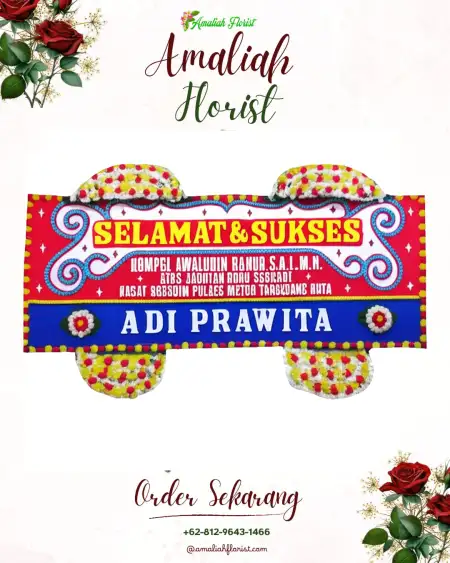 Papan Bunga Ucapan Selamat Seri Kembang I